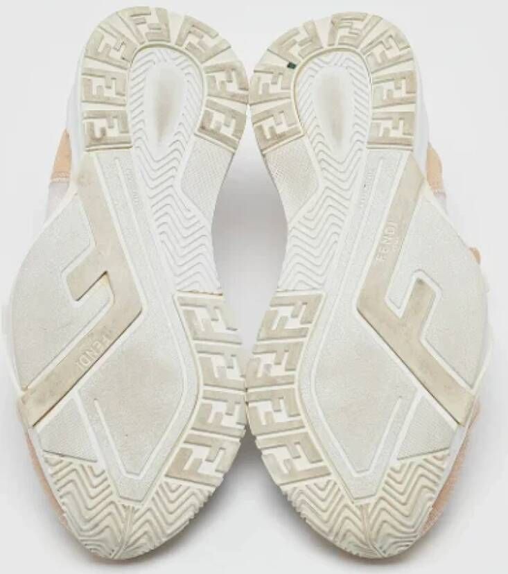 Fendi Vintage Pre-owned Mesh sneakers Brown Dames