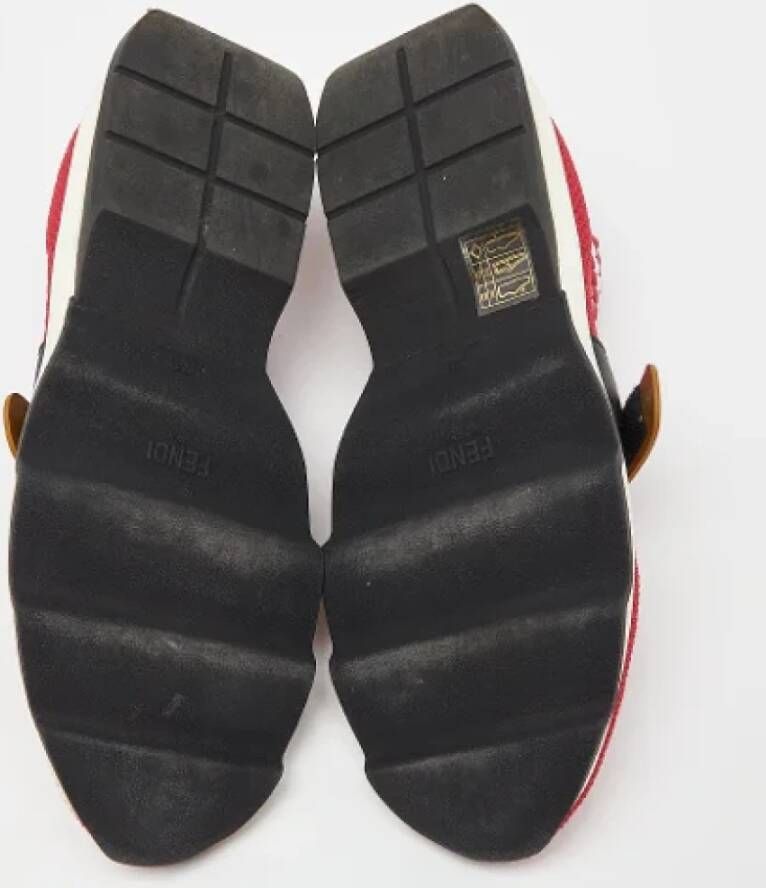 Fendi Vintage Pre-owned Mesh sneakers Red Dames