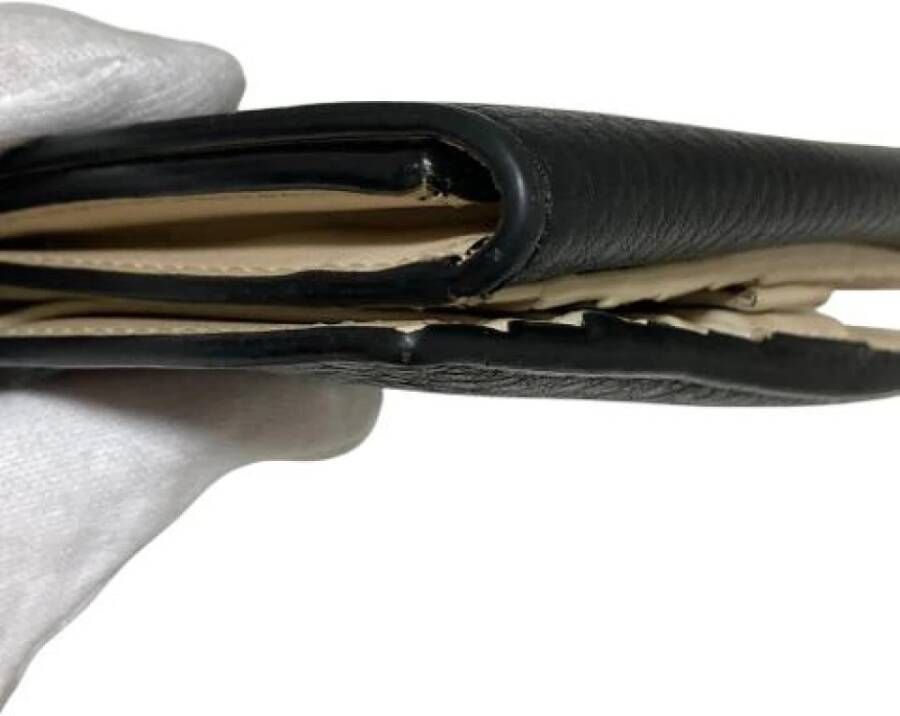 Fendi Vintage Pre-owned Peekaboo Leren Compacte Portemonnee