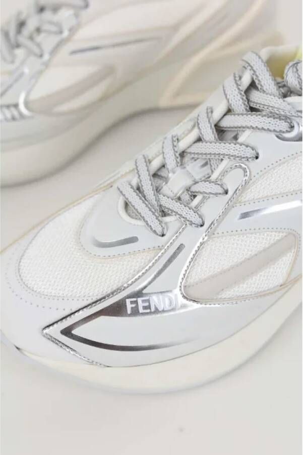 Fendi Vintage Pre-owned Polyester sneakers White Dames