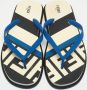 Fendi Vintage Pre-owned Rubber sandals Blue Heren - Thumbnail 3