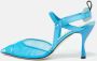 Fendi Vintage Pre-owned Satin heels Blue Dames - Thumbnail 2