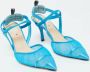 Fendi Vintage Pre-owned Satin heels Blue Dames - Thumbnail 4