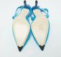 Fendi Vintage Pre-owned Satin heels Blue Dames - Thumbnail 6