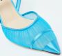 Fendi Vintage Pre-owned Satin heels Blue Dames - Thumbnail 7