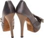 Fendi Vintage Pre-owned Satin heels Gray Dames - Thumbnail 4