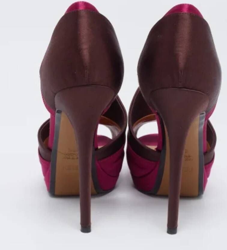 Fendi Vintage Pre-owned Satin heels Multicolor Dames