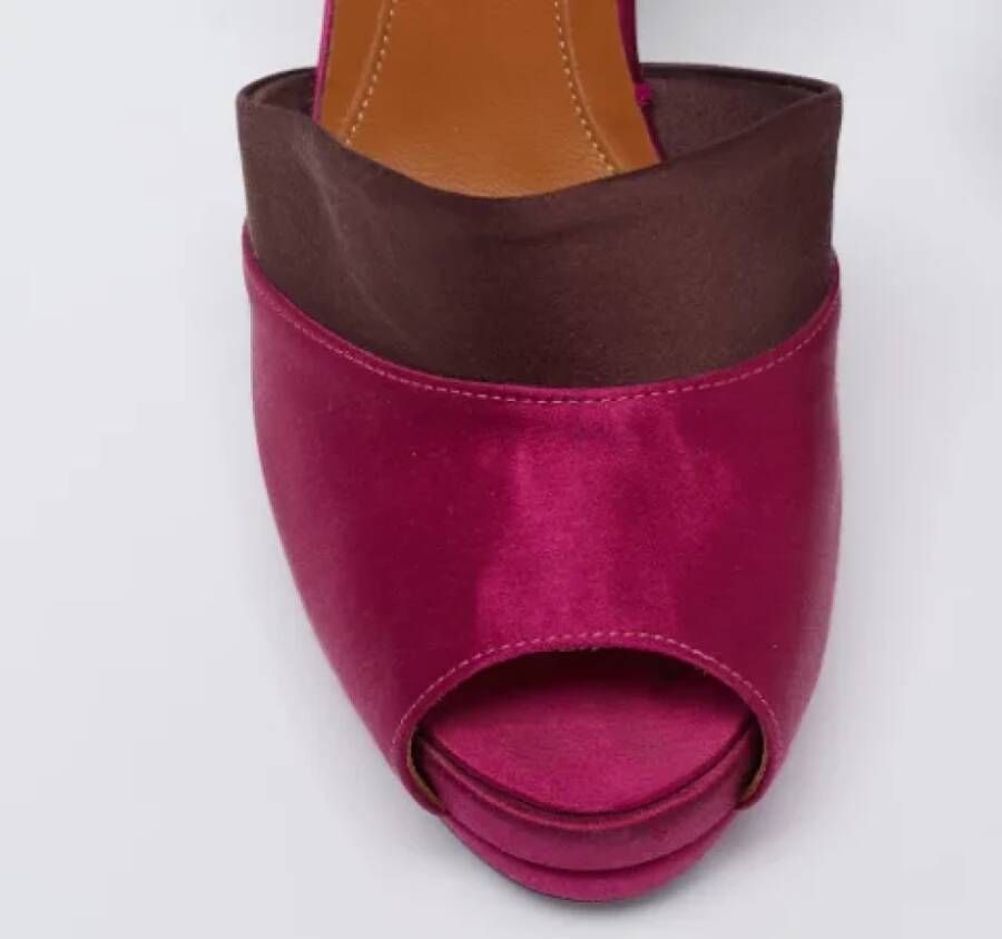 Fendi Vintage Pre-owned Satin heels Multicolor Dames