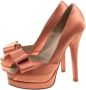 Fendi Vintage Pre-owned Satin heels Orange Dames - Thumbnail 4