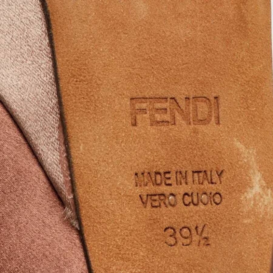 Fendi Vintage Pre-owned Satin heels Pink Dames