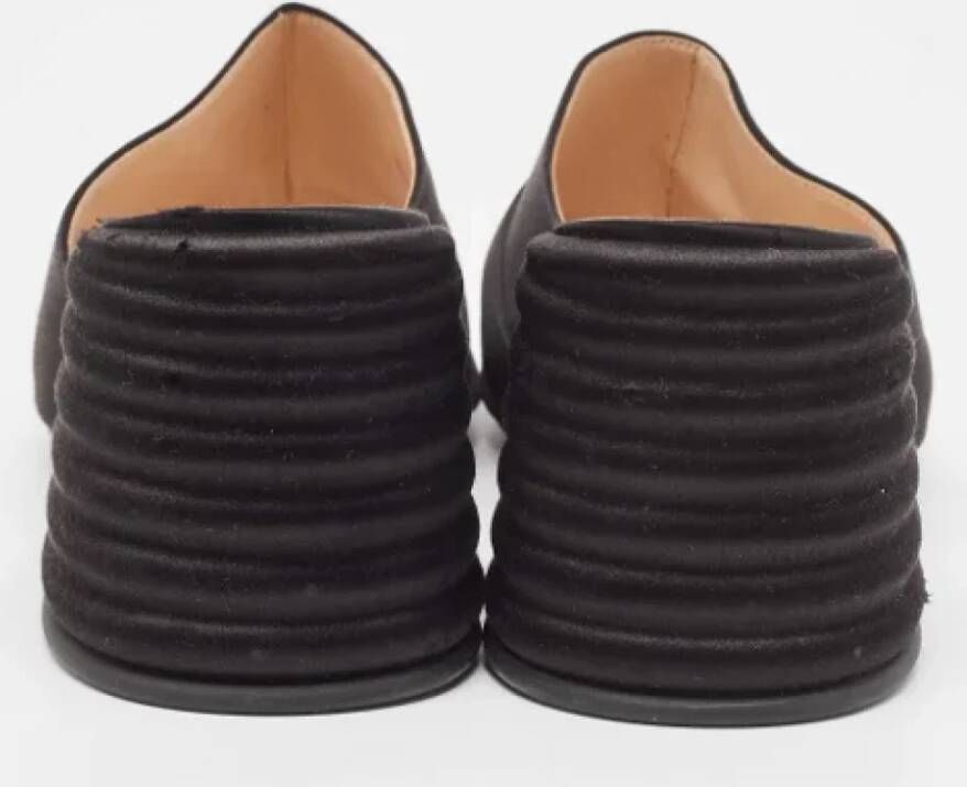 Fendi Vintage Pre-owned Satin sandals Black Dames