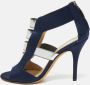 Fendi Vintage Pre-owned Satin sandals Blue Dames - Thumbnail 2