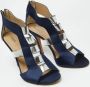 Fendi Vintage Pre-owned Satin sandals Blue Dames - Thumbnail 4