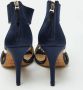 Fendi Vintage Pre-owned Satin sandals Blue Dames - Thumbnail 5