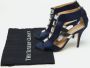 Fendi Vintage Pre-owned Satin sandals Blue Dames - Thumbnail 9