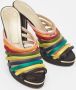 Fendi Vintage Pre-owned Satin sandals Multicolor Dames - Thumbnail 4