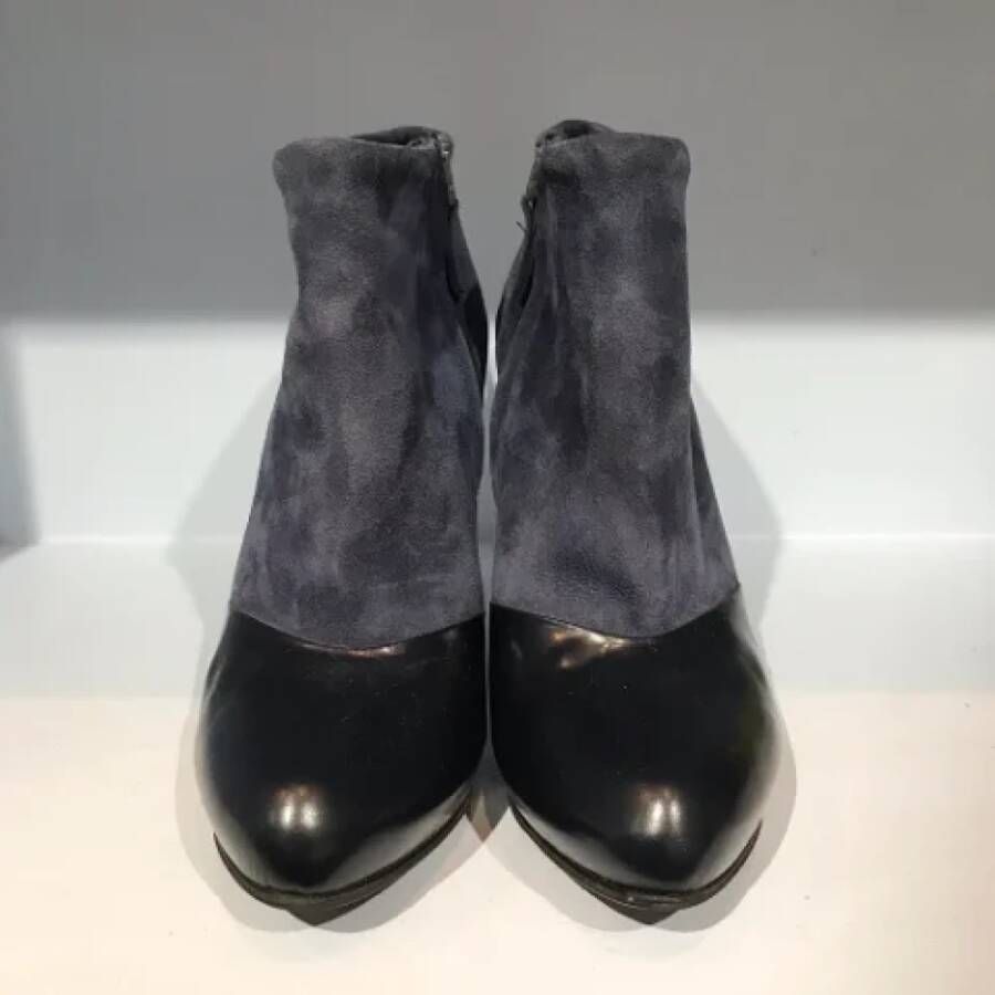 Fendi Vintage Pre-owned Suede boots Blue Dames