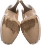 Fendi Vintage Pre-owned Suede heels Beige Dames - Thumbnail 5