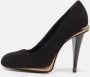 Fendi Vintage Pre-owned Suede heels Black Dames - Thumbnail 2