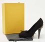 Fendi Vintage Pre-owned Suede heels Black Dames - Thumbnail 9