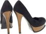 Fendi Vintage Pre-owned Suede heels Black Dames - Thumbnail 4