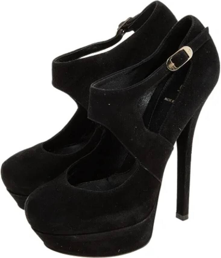 Fendi Vintage Pre-owned Suede heels Black Dames