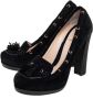 Fendi Vintage Pre-owned Suede heels Black Dames - Thumbnail 3