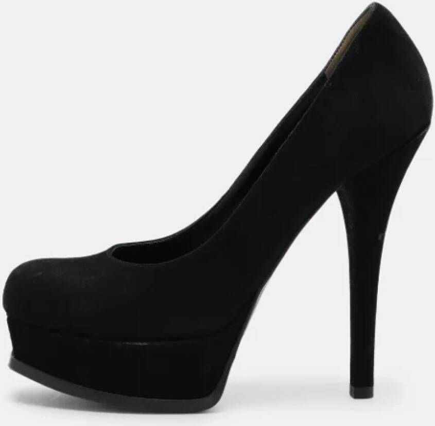 Fendi Vintage Pre-owned Suede heels Black Dames