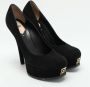 Fendi Vintage Pre-owned Suede heels Black Dames - Thumbnail 4