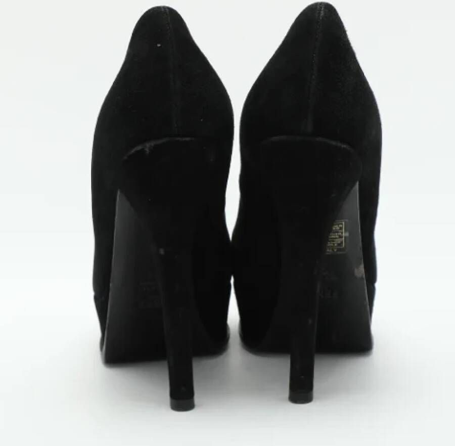 Fendi Vintage Pre-owned Suede heels Black Dames
