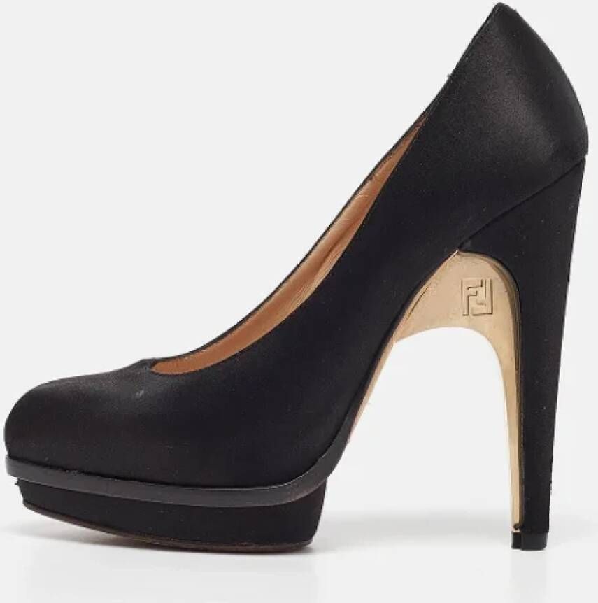 Fendi Vintage Pre-owned Suede heels Black Dames
