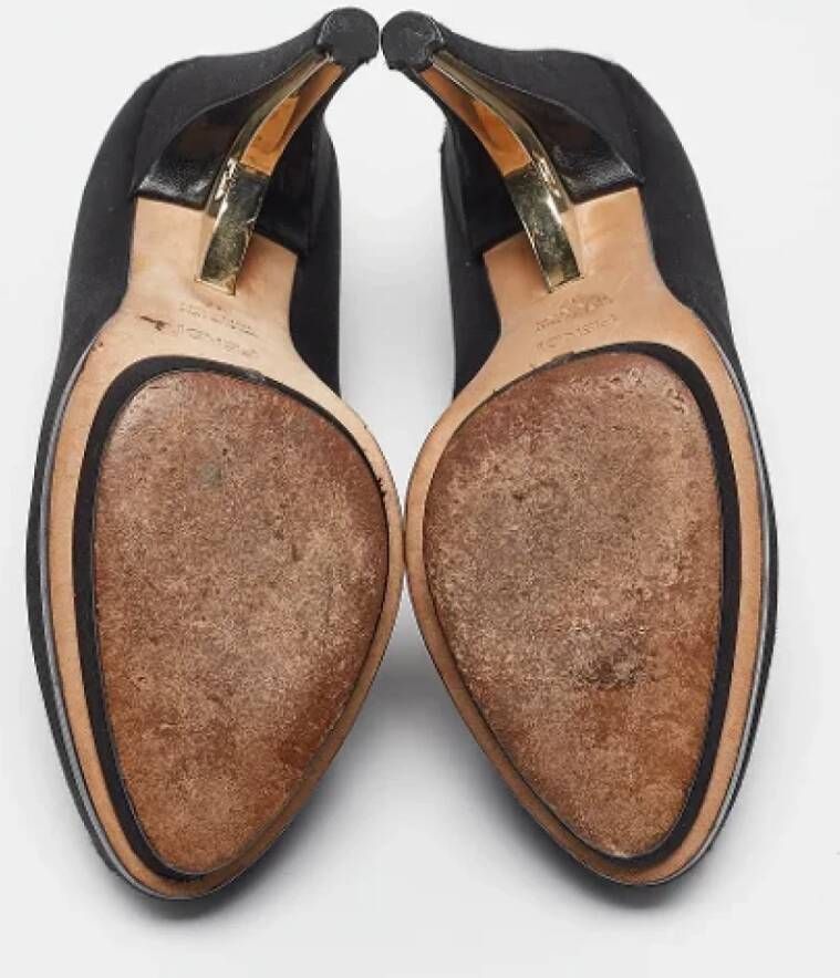 Fendi Vintage Pre-owned Suede heels Black Dames
