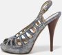 Fendi Vintage Pre-owned Suede heels Blue Dames - Thumbnail 2