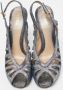 Fendi Vintage Pre-owned Suede heels Blue Dames - Thumbnail 3