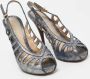Fendi Vintage Pre-owned Suede heels Blue Dames - Thumbnail 4