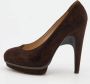 Fendi Vintage Pre-owned Suede heels Brown Dames - Thumbnail 2