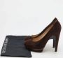 Fendi Vintage Pre-owned Suede heels Brown Dames - Thumbnail 9