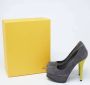 Fendi Vintage Pre-owned Suede heels Gray Dames - Thumbnail 9