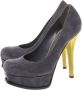 Fendi Vintage Pre-owned Suede heels Gray Dames - Thumbnail 3
