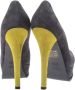 Fendi Vintage Pre-owned Suede heels Gray Dames - Thumbnail 4
