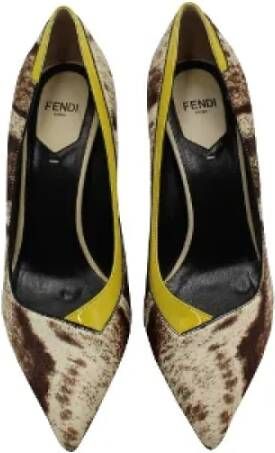 Fendi Vintage Pre-owned Suede heels Multicolor Dames