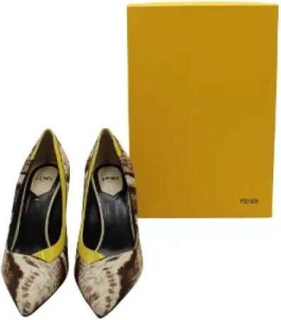 Fendi Vintage Pre-owned Suede heels Multicolor Dames