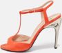 Fendi Vintage Pre-owned Suede heels Orange Dames - Thumbnail 2