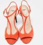 Fendi Vintage Pre-owned Suede heels Orange Dames - Thumbnail 3