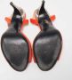 Fendi Vintage Pre-owned Suede heels Orange Dames - Thumbnail 6