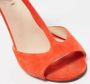 Fendi Vintage Pre-owned Suede heels Orange Dames - Thumbnail 7