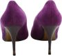 Fendi Vintage Pre-owned Suede heels Purple Dames - Thumbnail 4