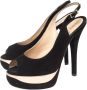 Fendi Vintage Pre-owned Suede sandals Black Dames - Thumbnail 3