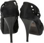 Fendi Vintage Pre-owned Suede sandals Black Dames - Thumbnail 4