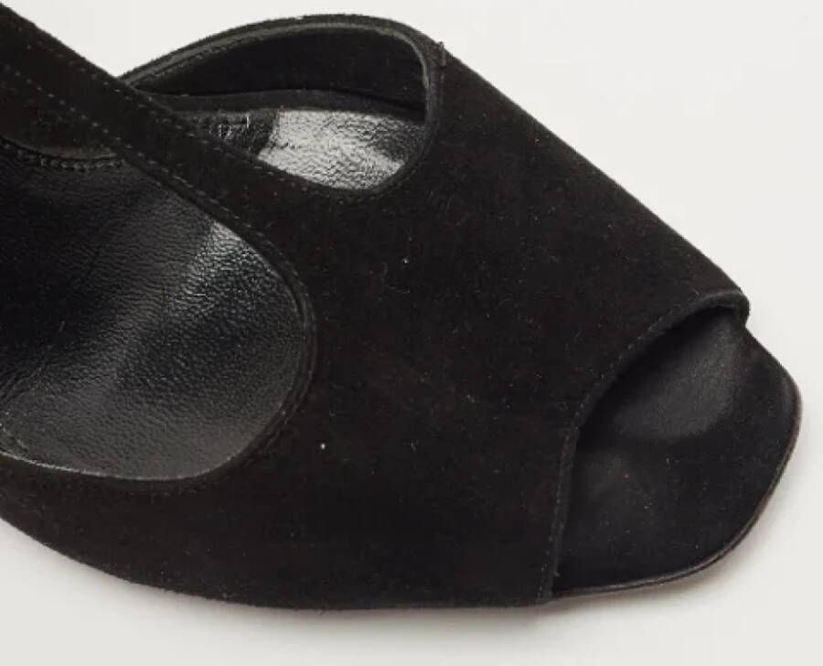 Fendi Vintage Pre-owned Suede sandals Black Dames